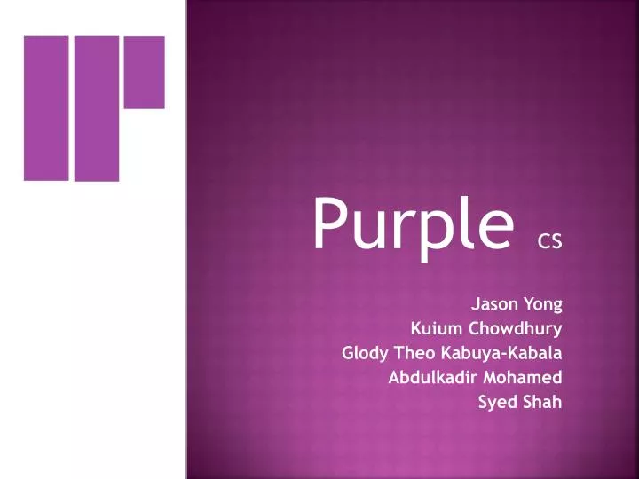 purple cs