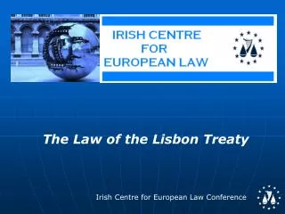 The Law of the Lisbon Treaty