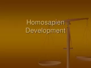 Homosapien Development