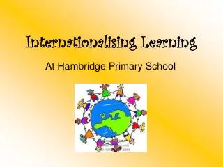 Internationalising Learning