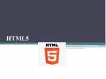 HTML5 - slide 1