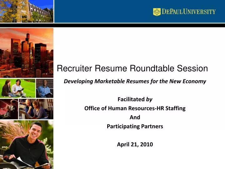 recruiter resume roundtable session