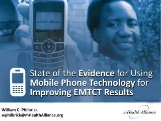 State of the Evidence for Using Mobile Phone Technology for Improving EMTCT Results