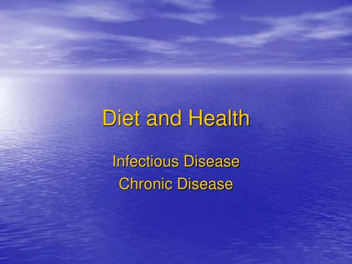 diet and health