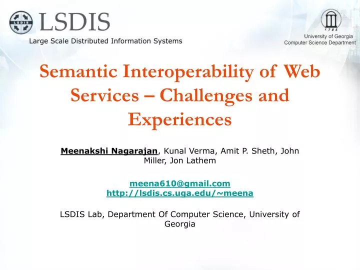 semantic interoperability of web services challenges and experiences