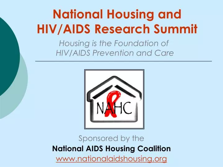 national housing and hiv aids research summit