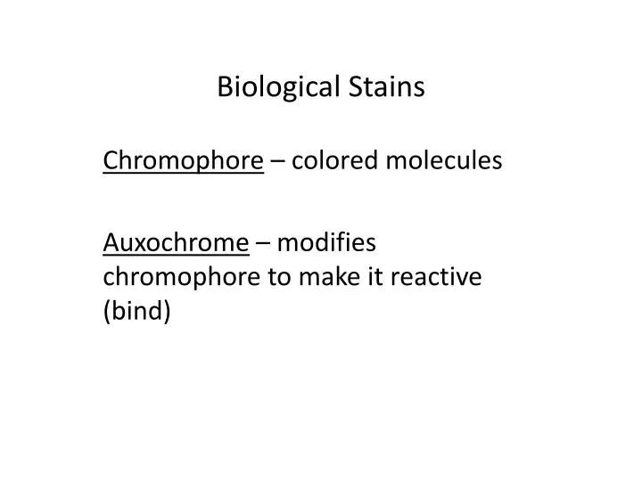 biological stains