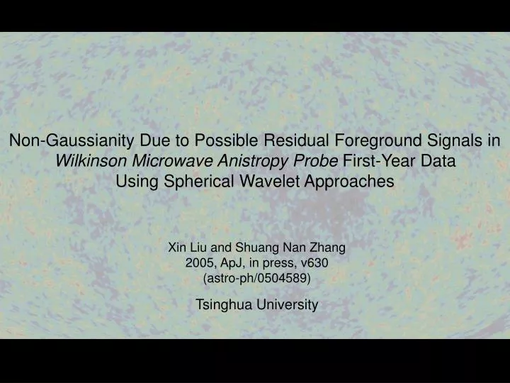 xin liu and shuang nan zhang 2005 apj in press v630 astro ph 0504589 tsinghua university