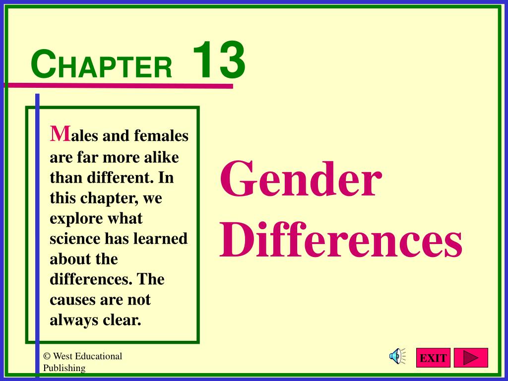 PPT - Gender Differences PowerPoint Presentation, free download - ID ...