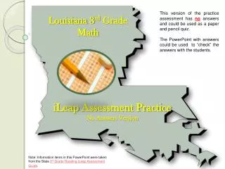 Louisiana 3 rd Grade Math