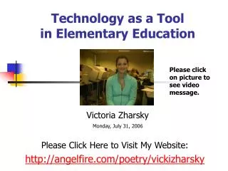 Technology as a Tool in Elementary Education