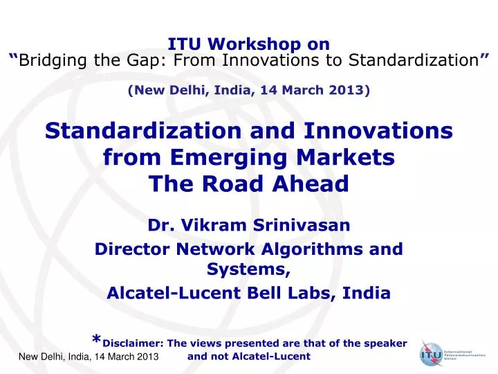 standardization and innovations from emerging markets the road ahead