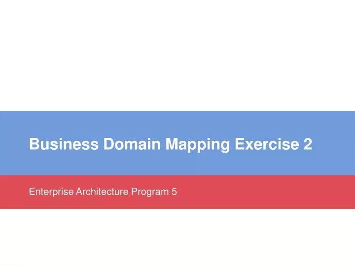 business domain mapping exercise 2
