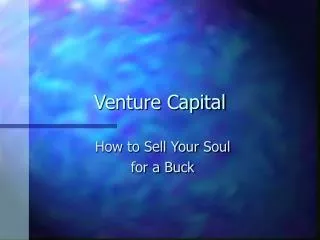 venture capital