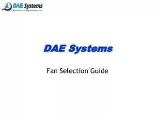 DAE Systems