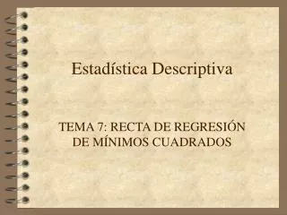 estad stica descriptiva
