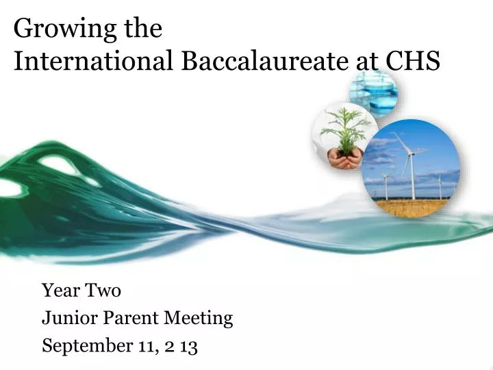 growing the international baccalaureate at chs