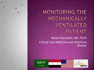 Monitoring the Mechanically Ventilated Patient