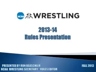 2013-14 Rules Presentation