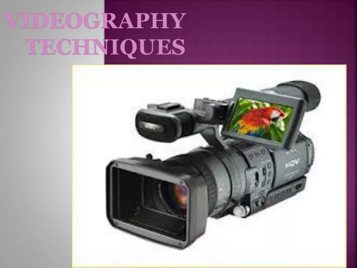 videography techniques