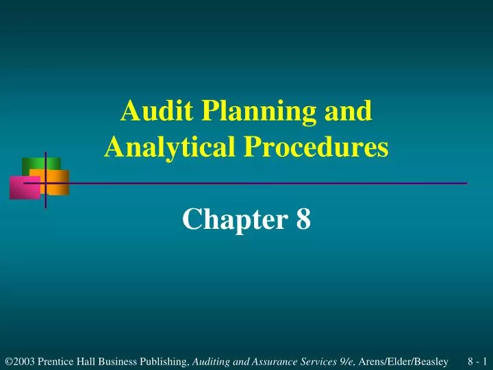 audit planning and analytical procedures