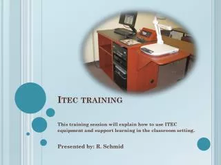 Itec training