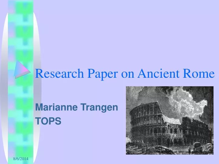 research paper on ancient rome