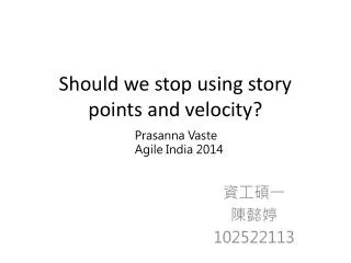 Should we stop using story points and velocity?