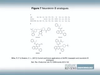 Figure 7 Neurokinin B analogues