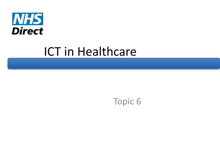 ict in healthcare