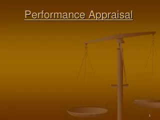 Performance Appraisal