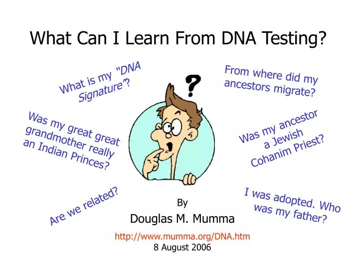 what can i learn from dna testing