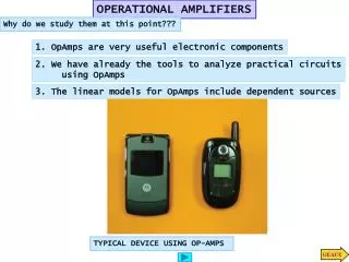 OPERATIONAL AMPLIFIERS