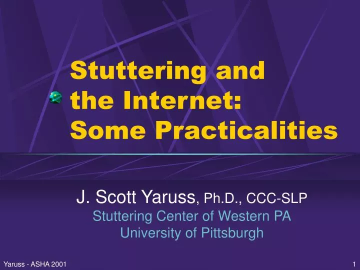 stuttering and the internet some practicalities