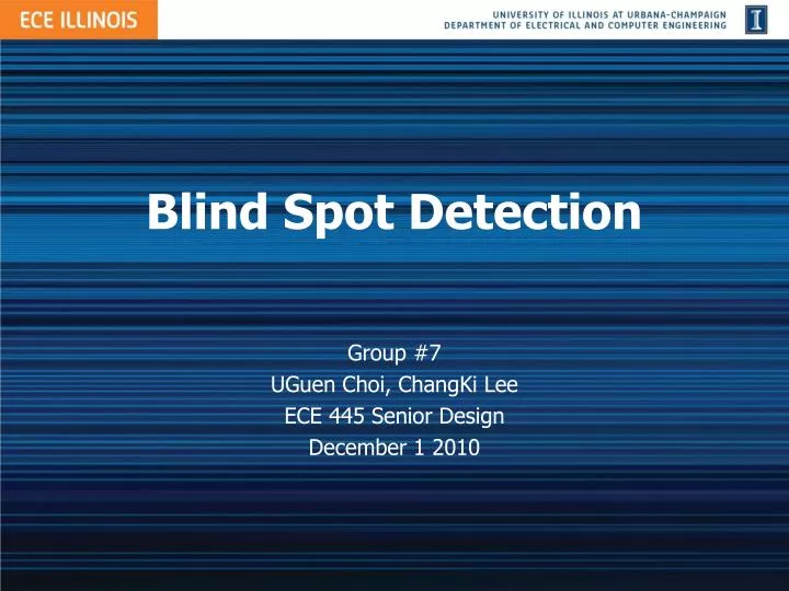 blind spot detection