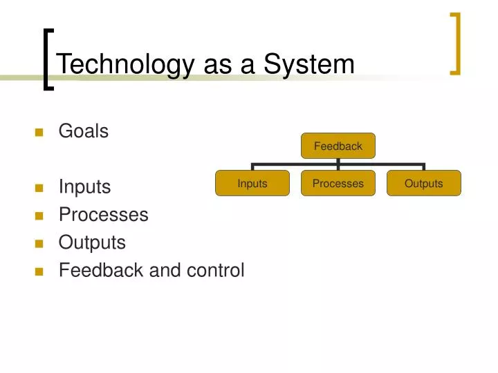 technology as a system