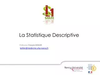 la statistique descriptive