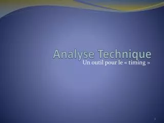 analyse technique