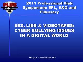 SEX, LIES &amp; VIDEOTAPES: CYBER BULLYING ISSUES IN A DIGITAL WORLD