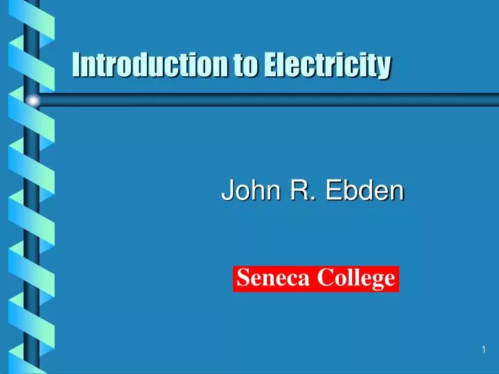 introduction to electricity