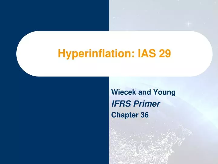 hyperinflation ias 29