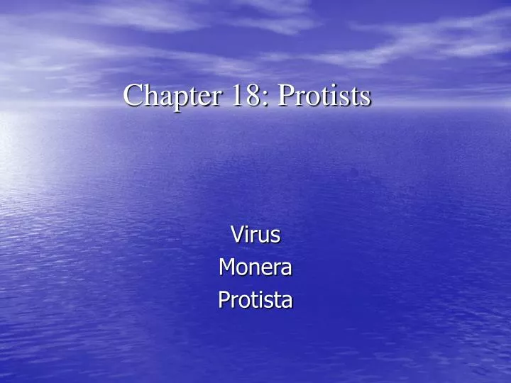 chapter 18 protists