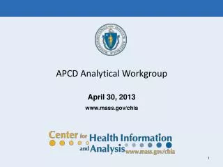 APCD Analytical Workgroup