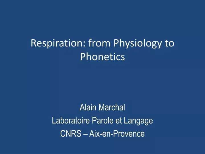 respiration from physiology to phonetics
