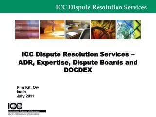 ICC Dispute Resolution Services