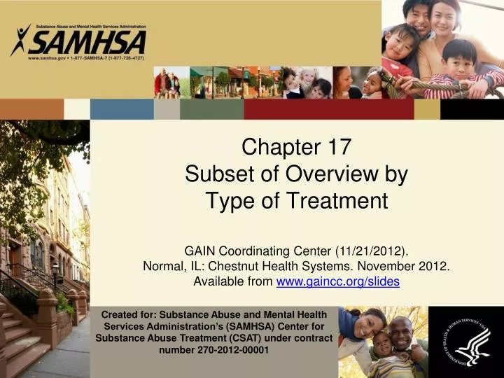 chapter 17 subset of overview by type of treatment