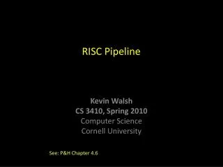 RISC Pipeline