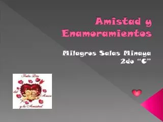 amistad y enamoramientos