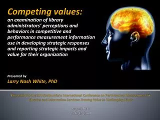 Competing values: