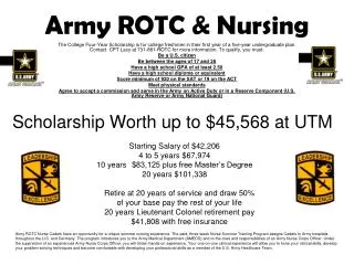 Army ROTC &amp; Nursing
